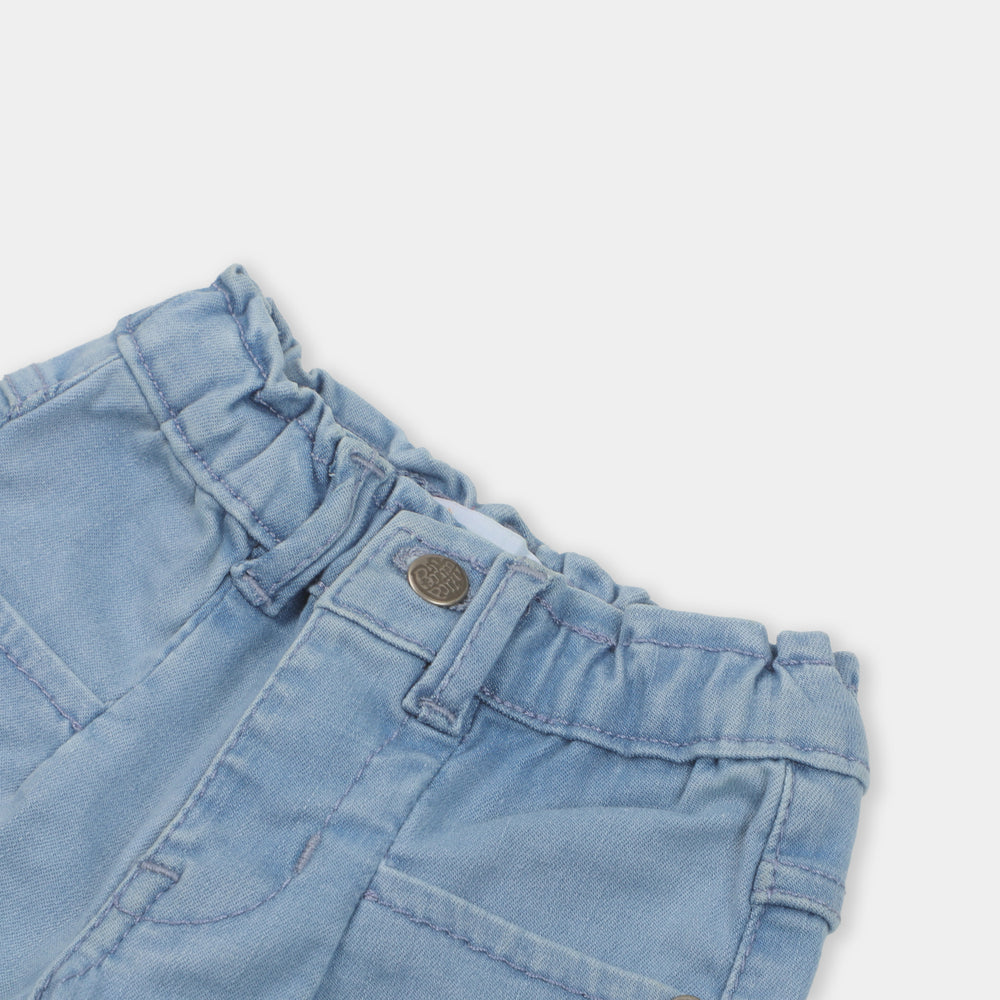 Infant Girls Pant Denim - Ice Blue