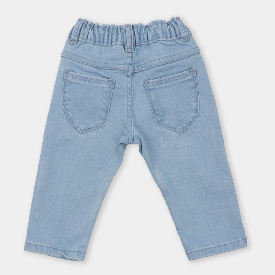 Infant Girls Pant Denim - Ice Blue