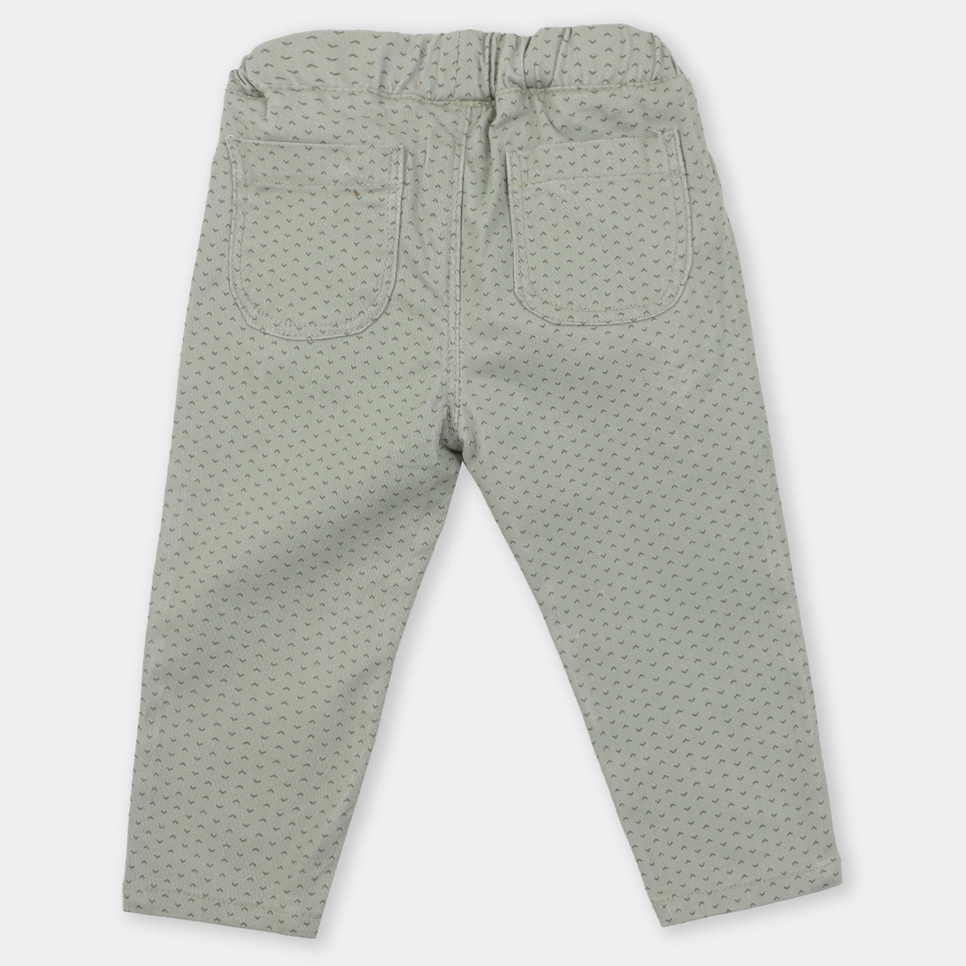 Infant Boys Pant Cotton Stylized - Light Grey