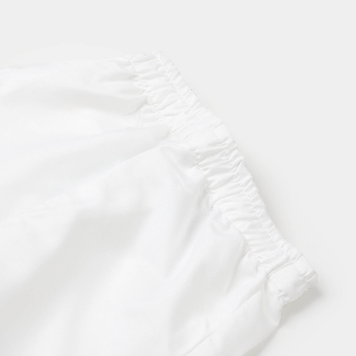 Infant Boys Viscose Basic Pajama - White