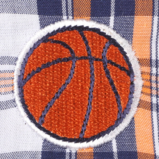 Infant Boys Casual Shirt Basket Ball - Check