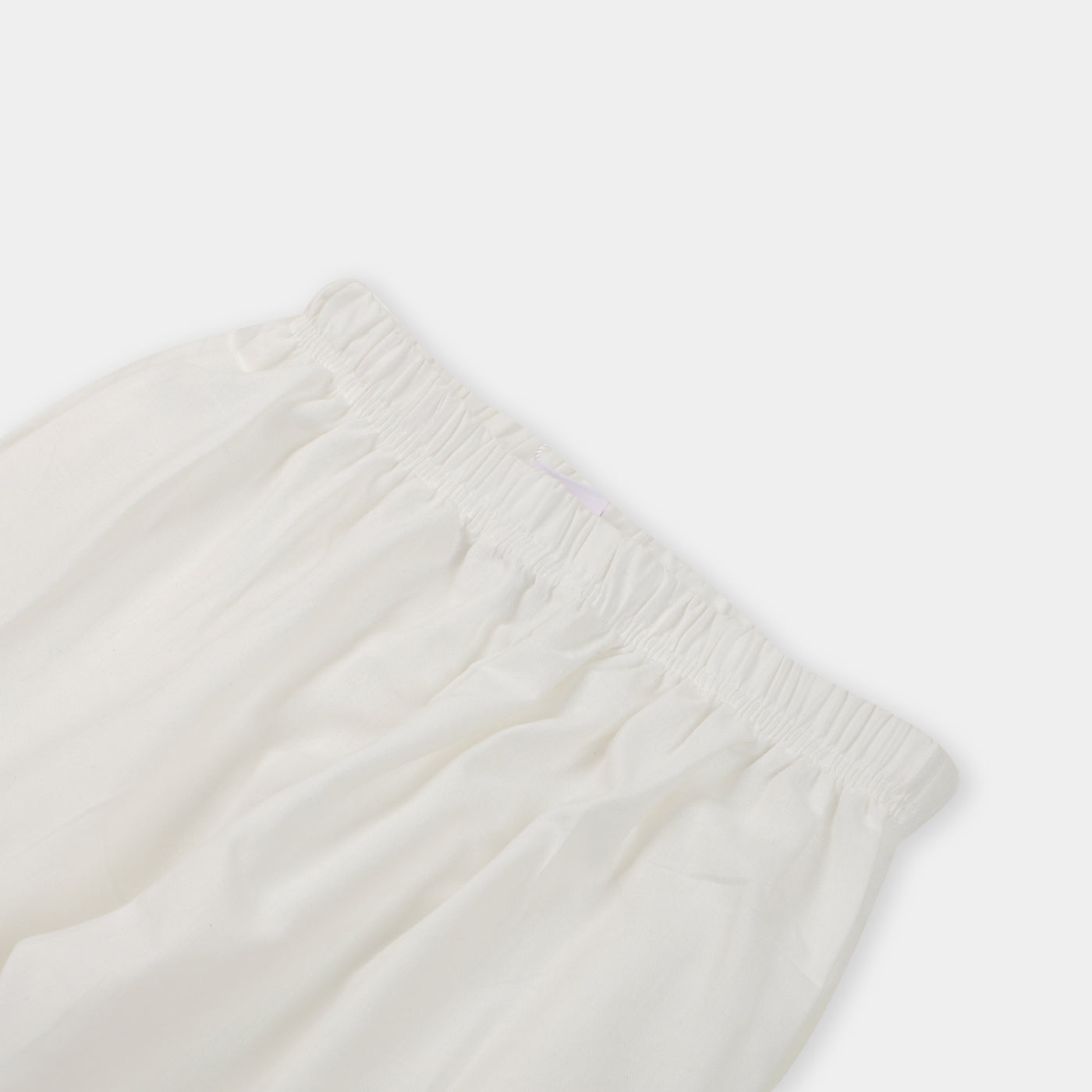 Girls Bow Pant - Off White