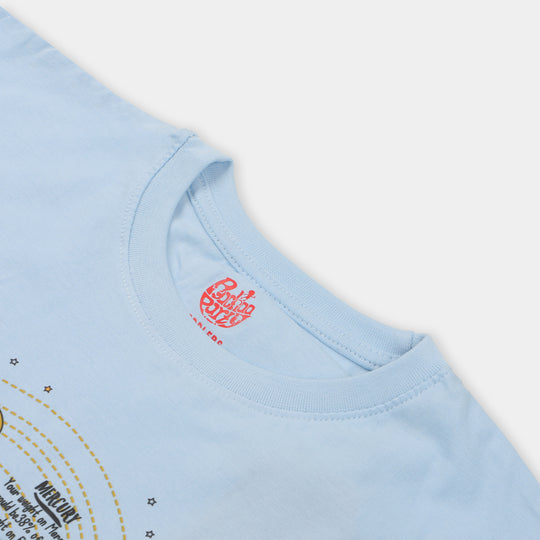 Boys T-Shirt F/S Solar System - Sky Blue