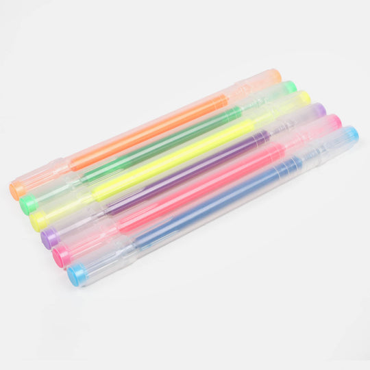 Fluorescent Highlighter Pen | 6PCs