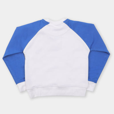 Boys Sweatshirt Character- Blue/White