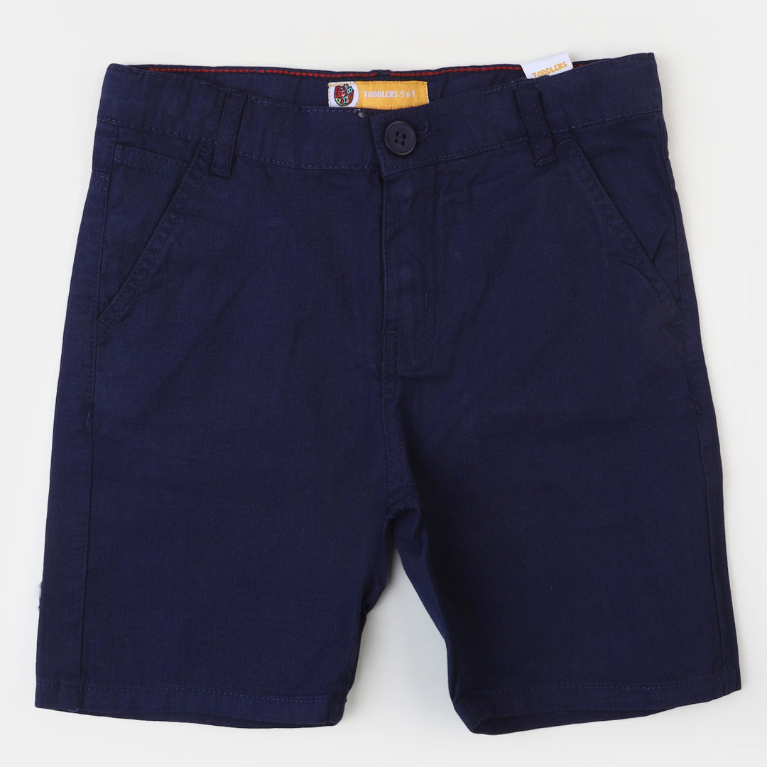 Boys Short Cotton Basic | Navy Blue