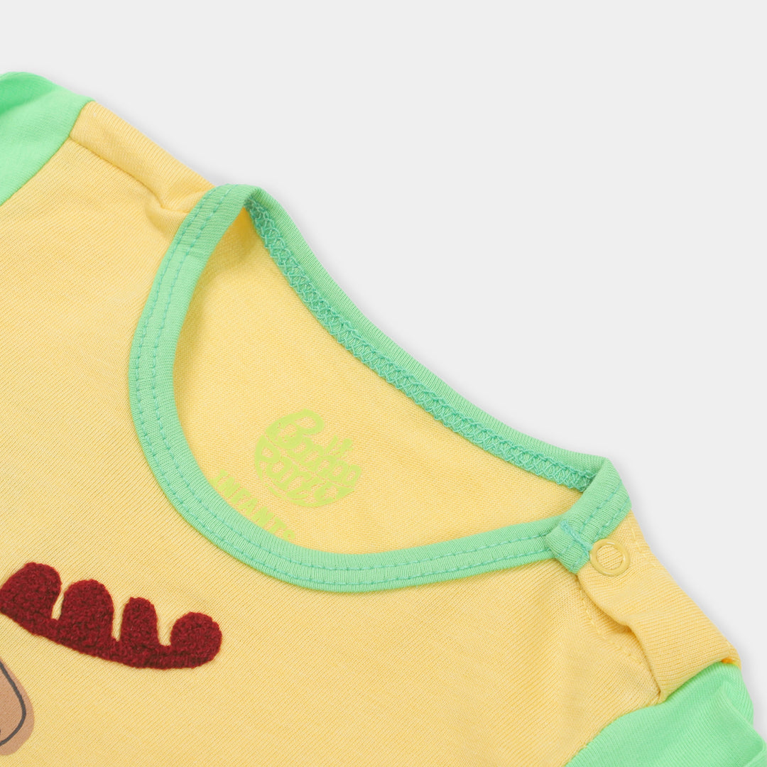 Infant Boys T-Shirt Animal - Yellow