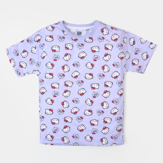 Girls T-Shirt Character Printed