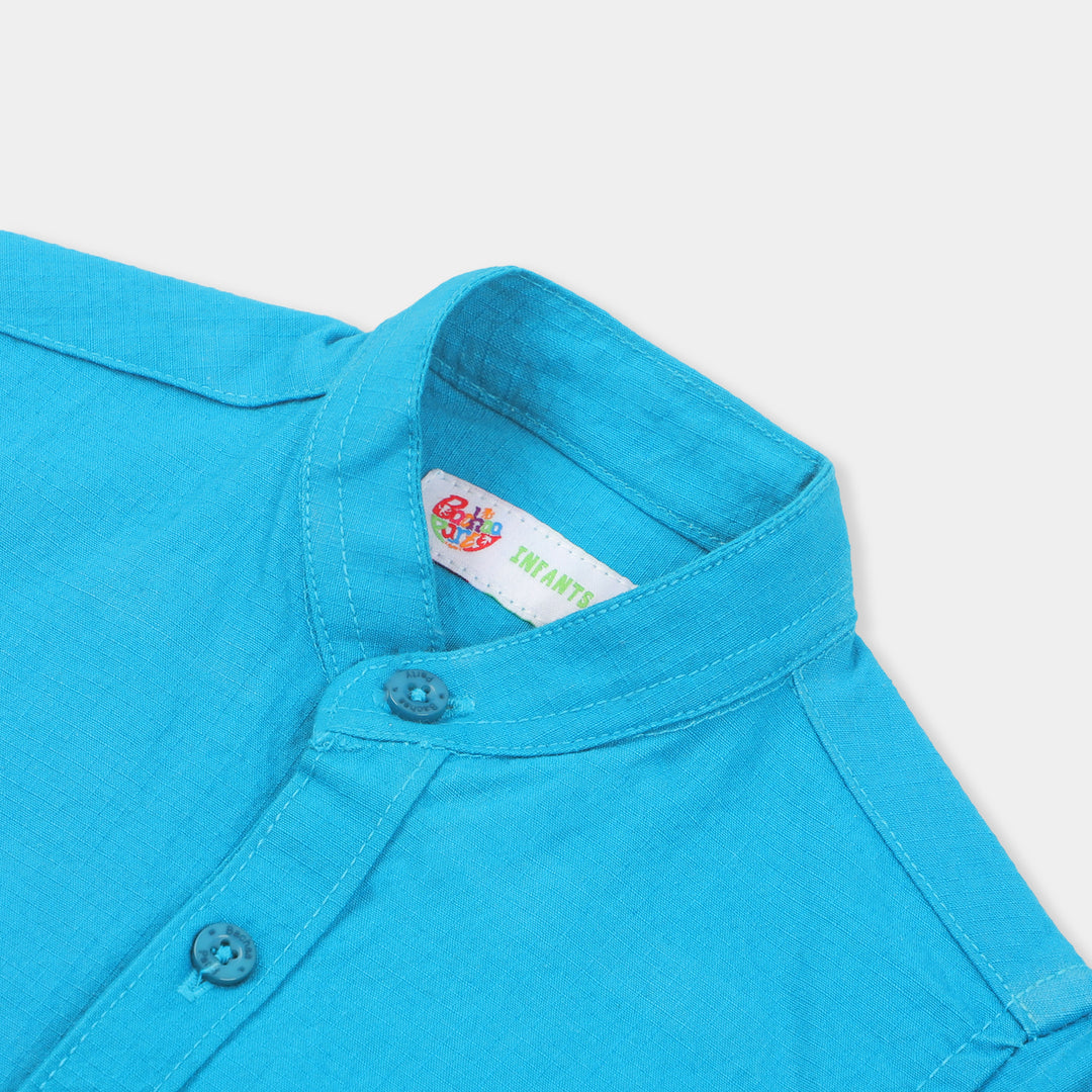 Infant Boys Casual Shirt Plain - Algiers Bl