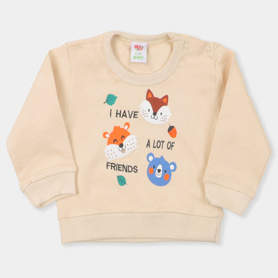 Infant Boys Sweatshirt Friends - Beige