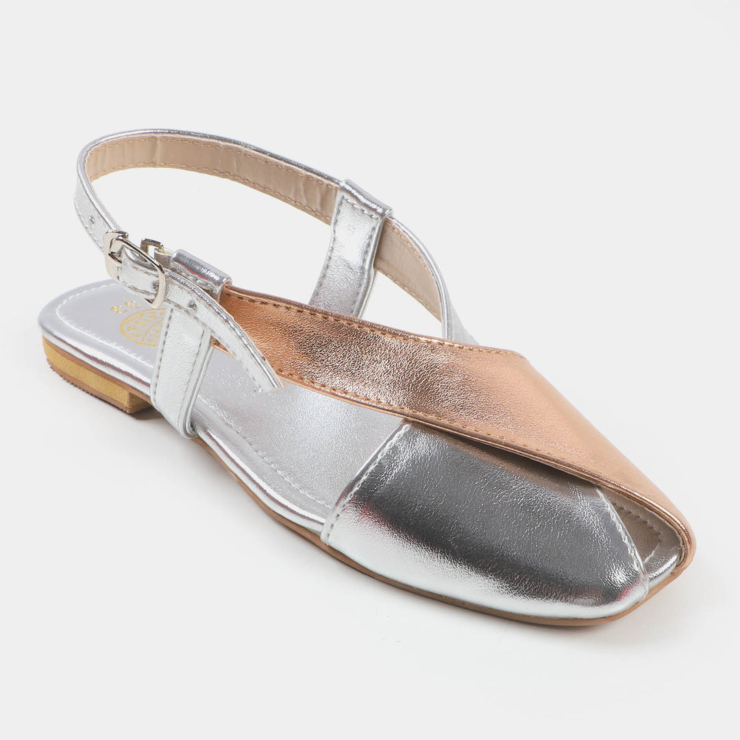 Girls Peshawari 456-31 - Champagne /Silver