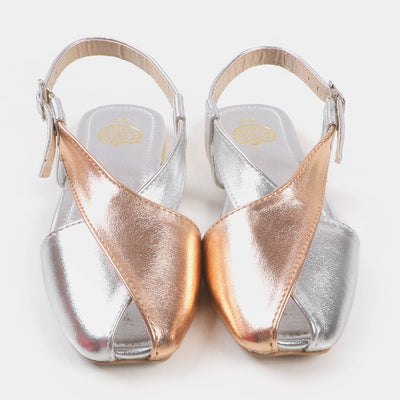 Girls Peshawari 456-31 - Champagne /Silver