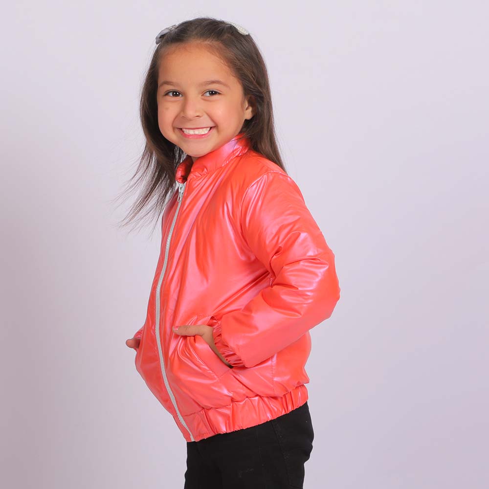 Puffer jacket For Girls - Pink