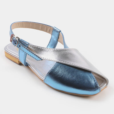 Girls Peshawari 456-31 - Blue/Silver