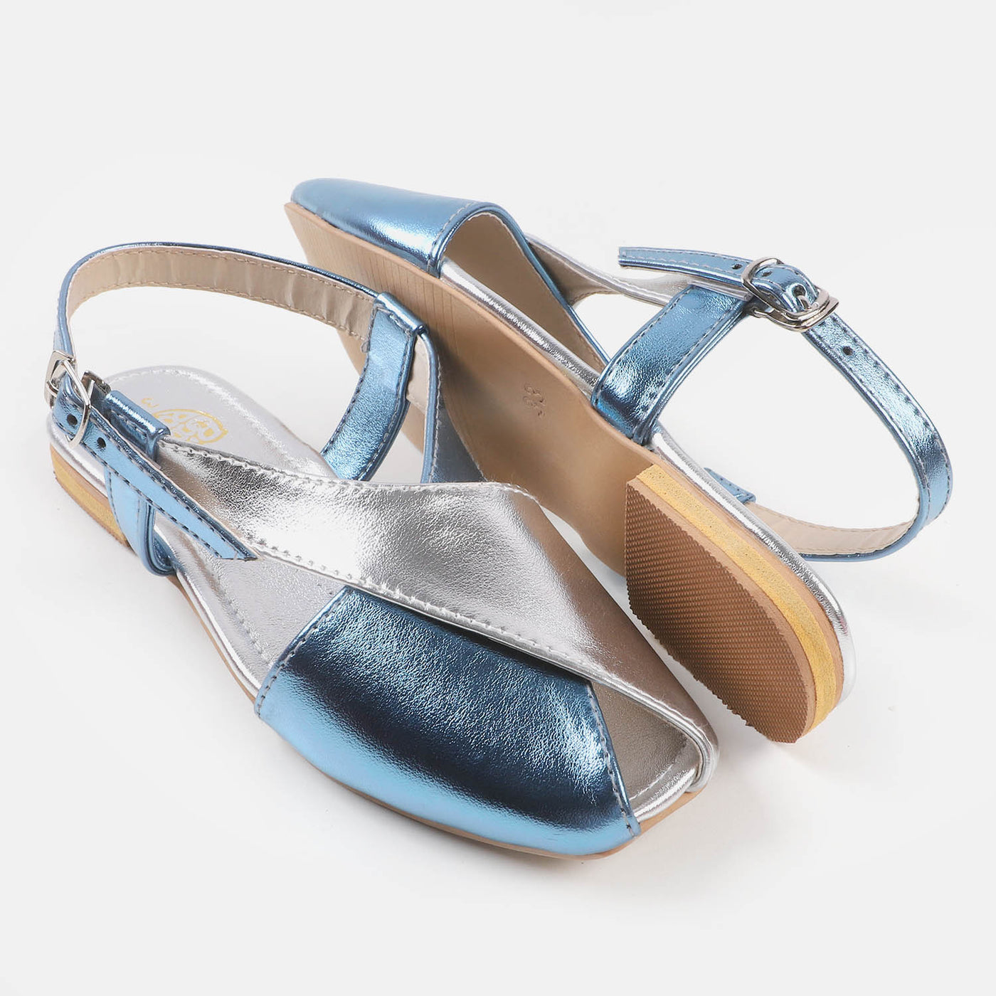 Girls Peshawari 456-31 - Blue/Silver