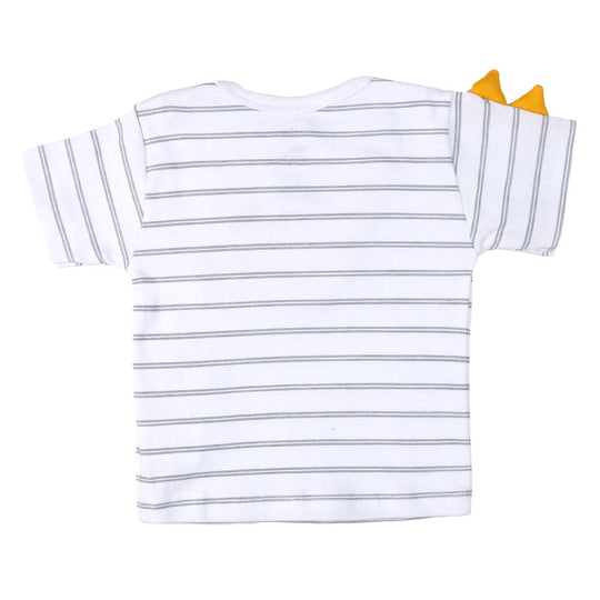 Infant Boys Suit 2Pc Mighty cute - B. White