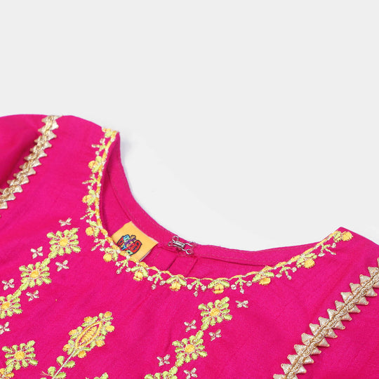 Girls 3Pcs Suit Phool Nagar -Magenta