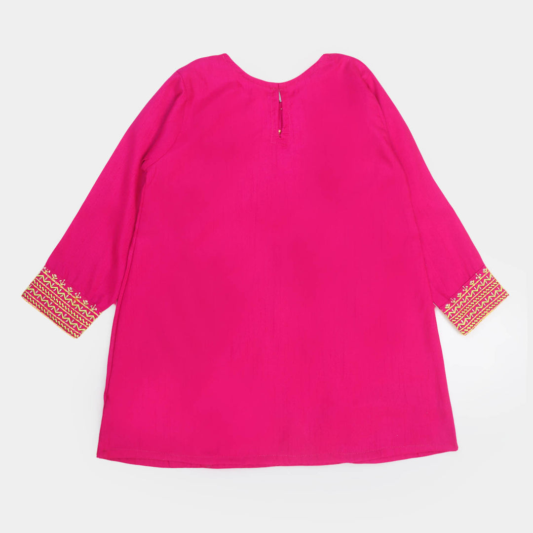 Girls 3Pcs Suit Phool Nagar -Magenta