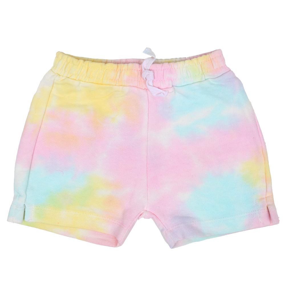 Infant Girls Shorts Knitted Tie Clouds-MIX