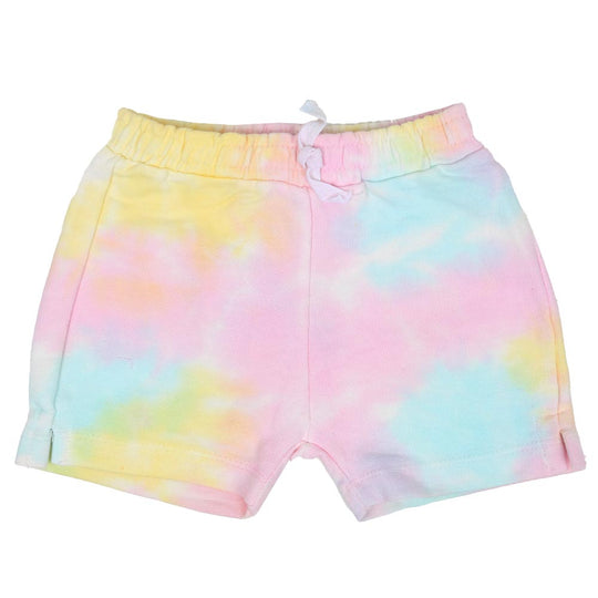 Infant Girls Shorts Knitted Tie Clouds-MIX