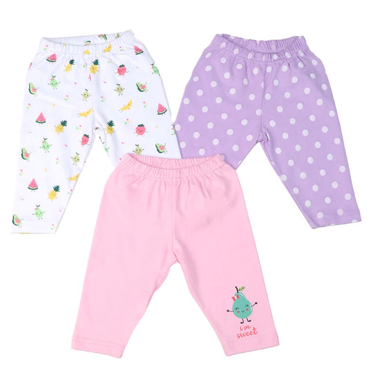 Infant Girls Payjama 3Pc Fruit - Mix.