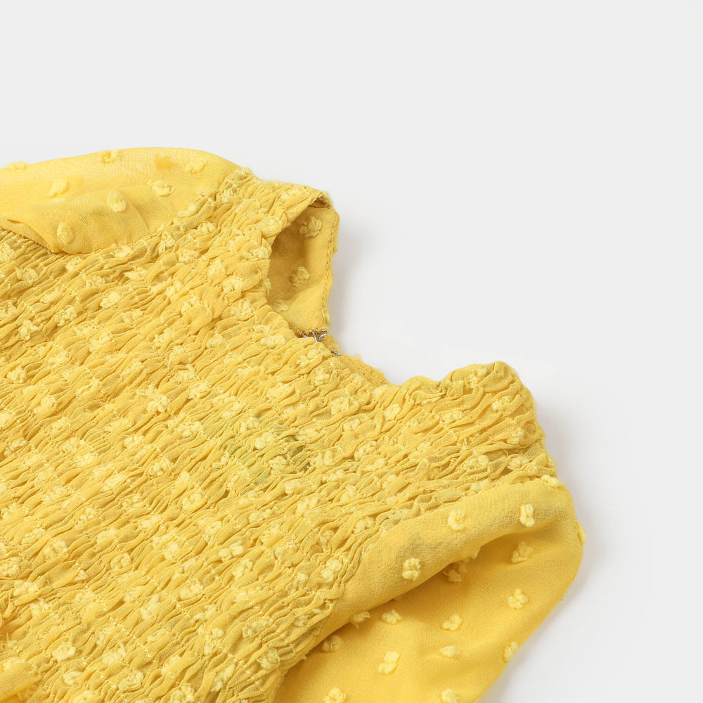 Infant Girls Casual Top Smoke-Yellow