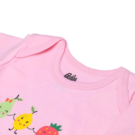 Infant Girls Set 4Pc Fruit - Pink