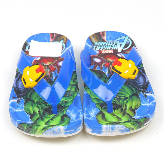 Boys Character Slippers - Blue