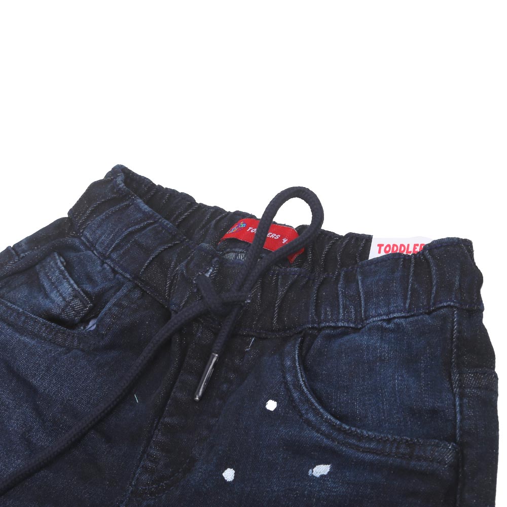 Boys Pant Denim Splash Paint - D.B