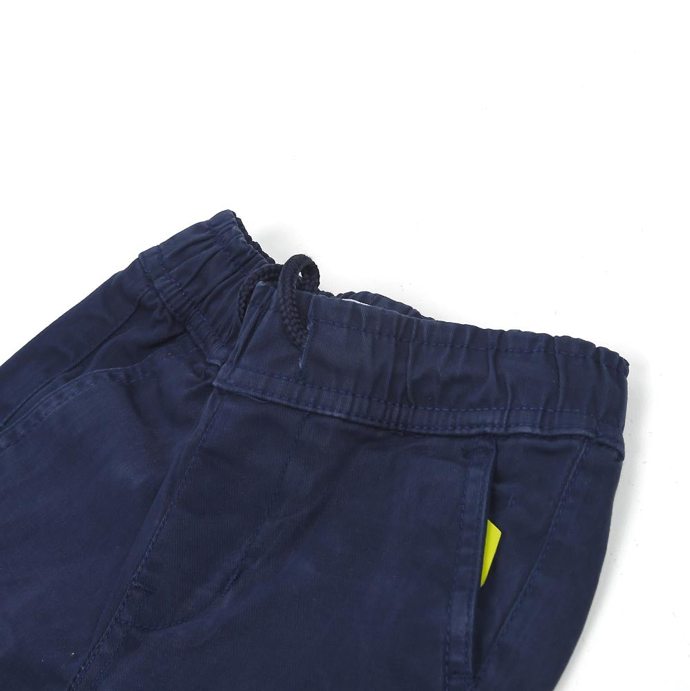 Basic Cotton Pant For Boys - Navy