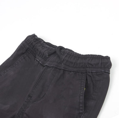 Basic Cotton Pant For Boys - Black