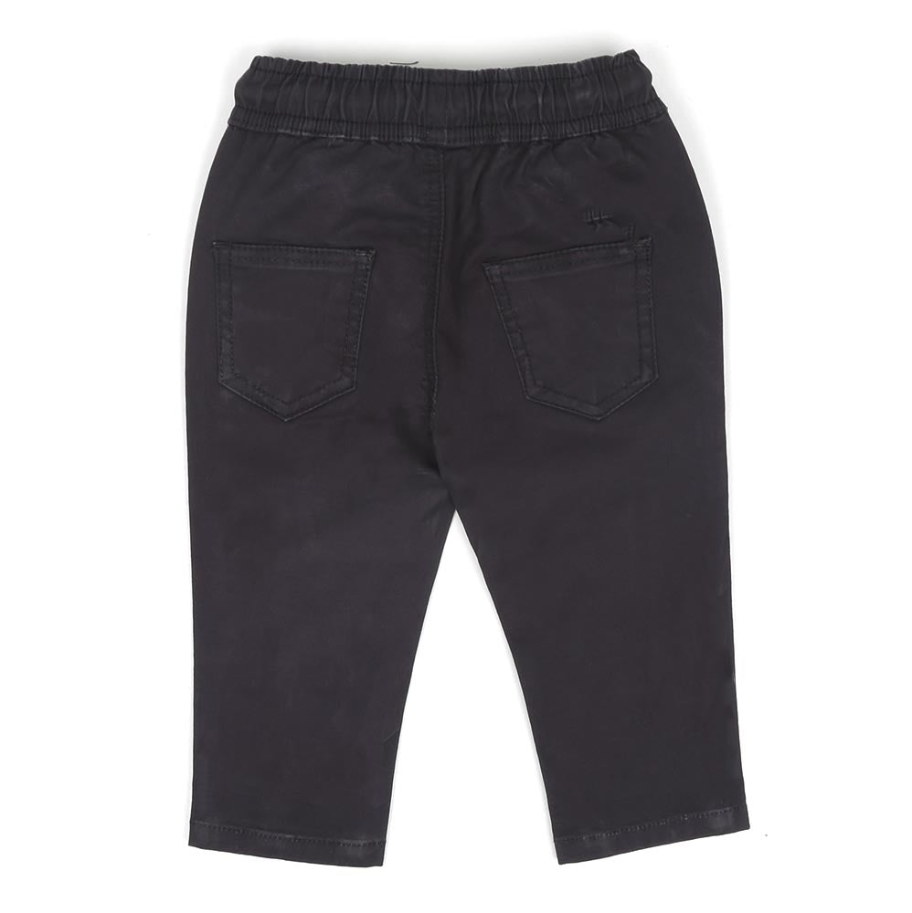 Basic Cotton Pant For Boys - Black