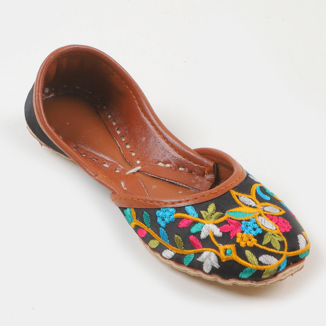 Girls Khussa 70-34 - Black