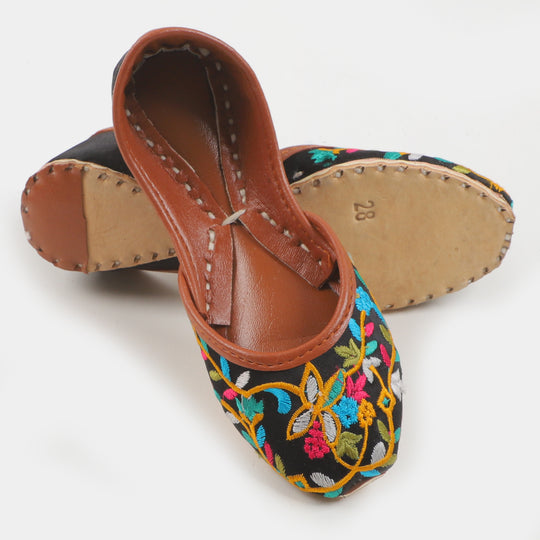 Girls Khussa 70-34 - Black