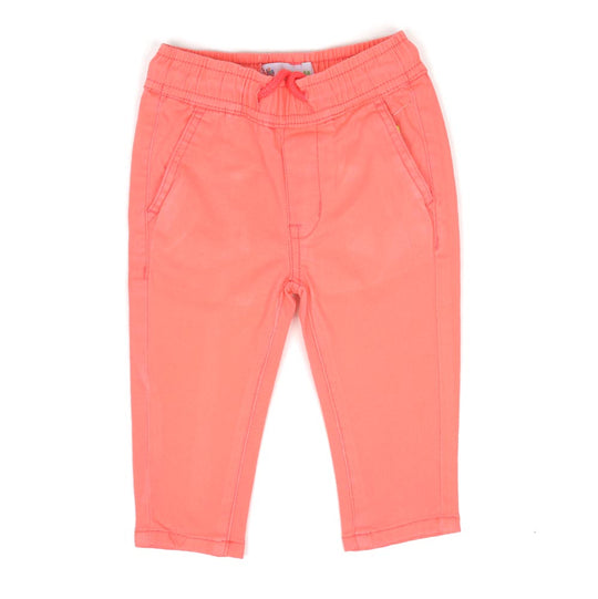 Infant Basic Cotton Pant For Boys - Coral