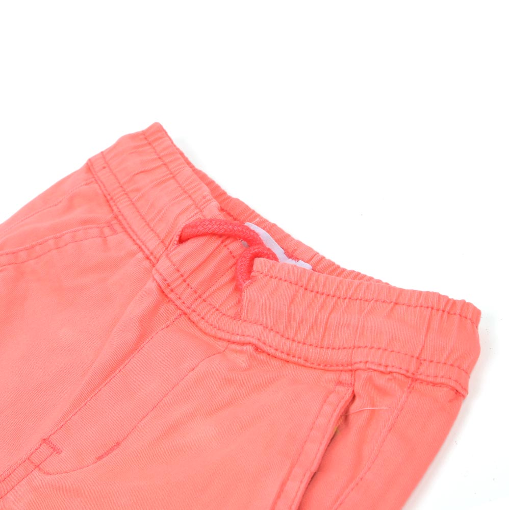 Infant Basic Cotton Pant For Boys - Coral