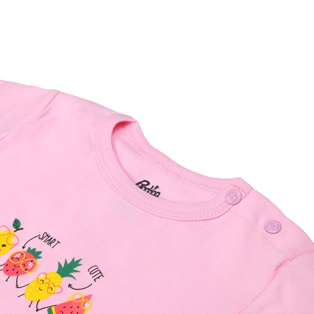 Infant Girls Suit 2Pc Fruit - Pink A Boo