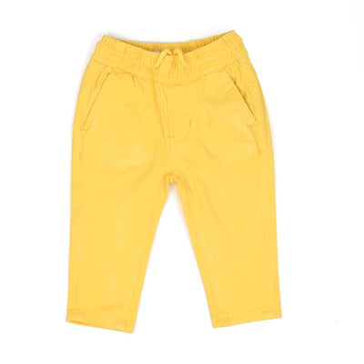 Basic Cotton Pant For Boys - Citrus