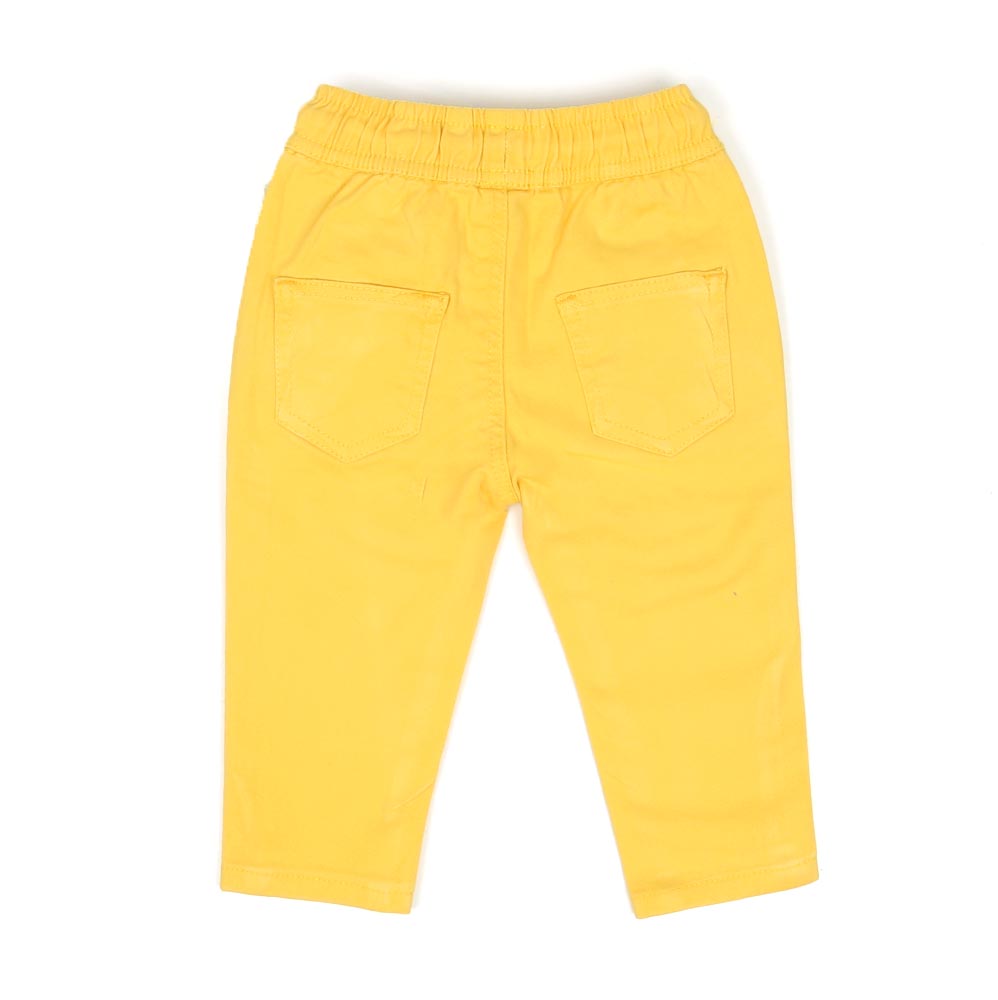 Basic Cotton Pant For Boys - Citrus