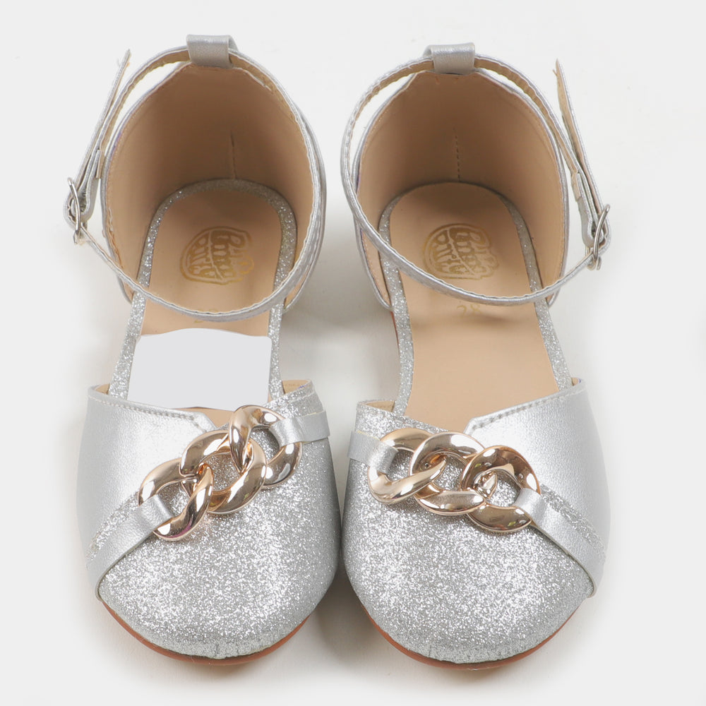 Girls Pump 40-32 Silver