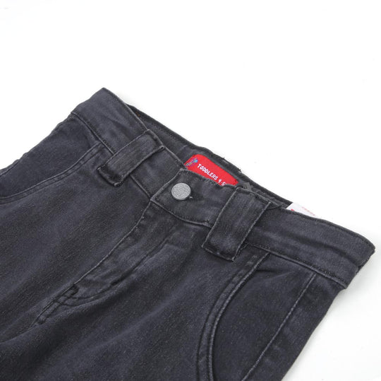 Boys Pant Denim Cargo Pockets - L Grey