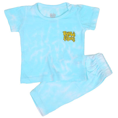 Infant Girls Knitted Night Suit Together Forever - Tie Dye