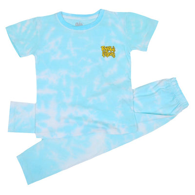 Parents Knitted Night Suit Together Forever - Tie Dye