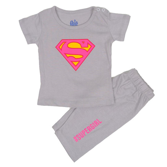 Infant Girls Knitted Night Suit - Mix