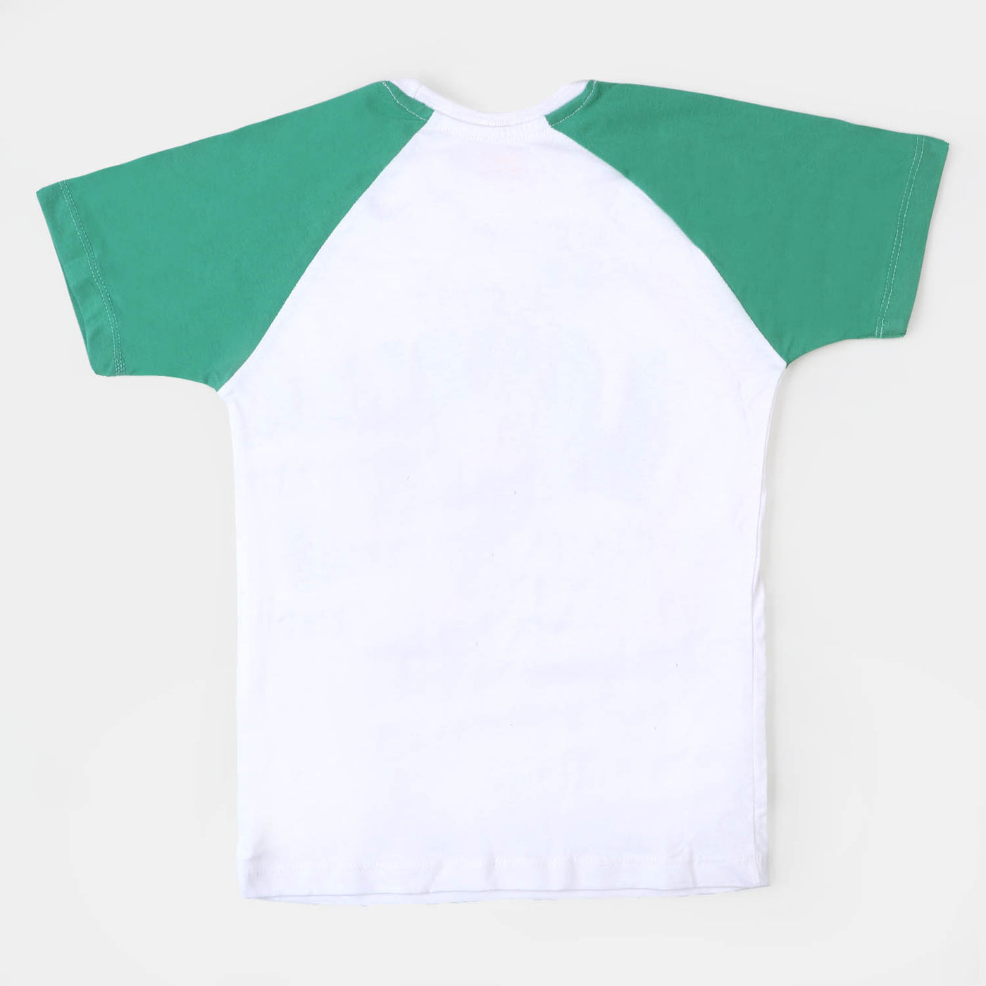 Boys T-Shirt Laugh-White/Green