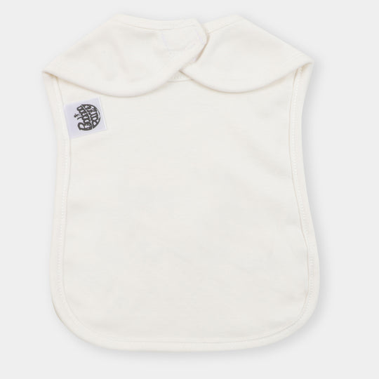 Infant Baby Apron Chachu & Chachi - White