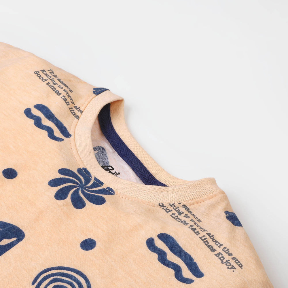 Boys T-Shirt Hawaii-Creme