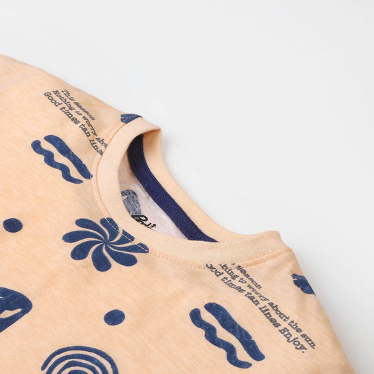 Boys T-Shirt Hawaii-Creme