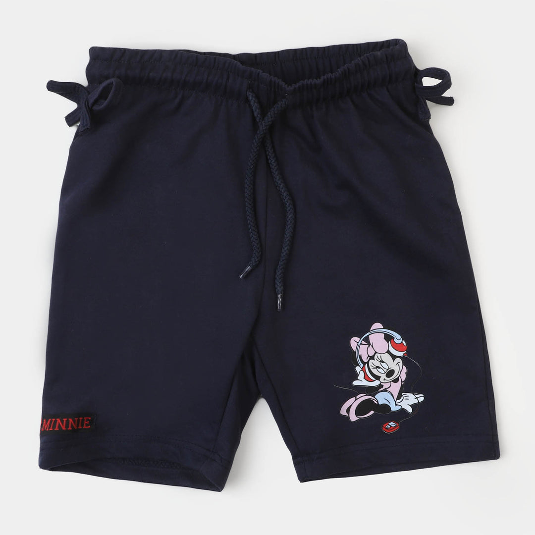 Girls Short Character -Navy Blue