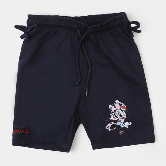 Girls Short Character -Navy Blue